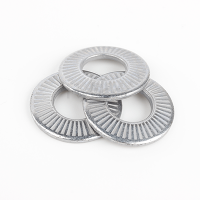 碳钢200HV灰色锌镍合金封闭(168/720h)锯齿锥面弹簧垫圈NFE25-511M