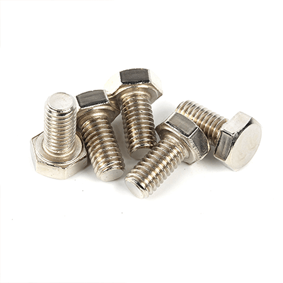 H62铜镀镍外六角全牙螺栓DIN933