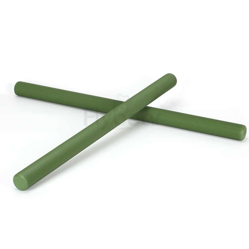 A193.B7合金钢华福绿色铁氟龙美制细牙牙棒ASMEB16.5M