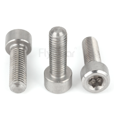 不锈钢C3-80内六角圆柱头全牙无滚花螺钉GB70.1